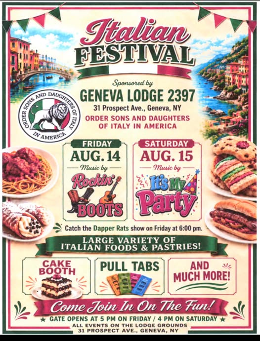 IMP at Italian Festival Geneva Lodge, Geneva NY
